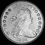 1804 Silver Dollar Abverse